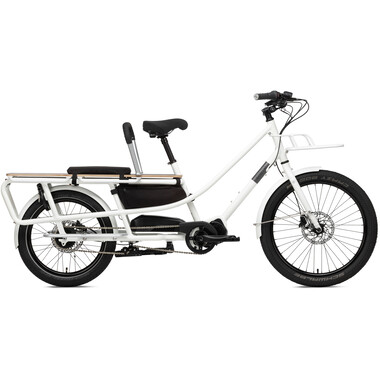 Bicicleta eléctrica de carga CREME HAPPY WAGON TRAPEZ Blanco 0